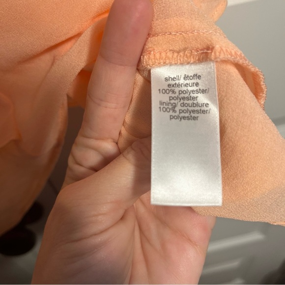 NEW Maurice’s Women's Light Orange Ruffle Cami Blouse Top size M - Picture 6 of 9